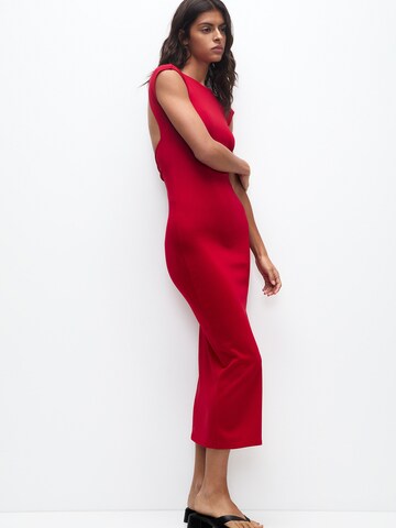 Pull&Bear Kleid in Rot