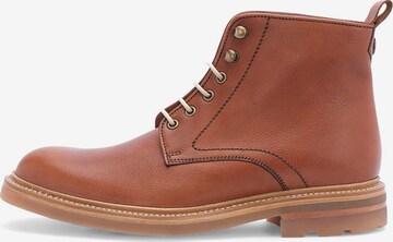 LOTTUSSE Lace-Up Boots ' Bonaire ' in Brown: front