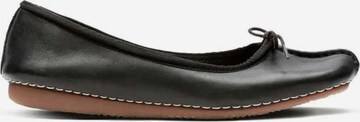 CLARKS Ballerina in Schwarz