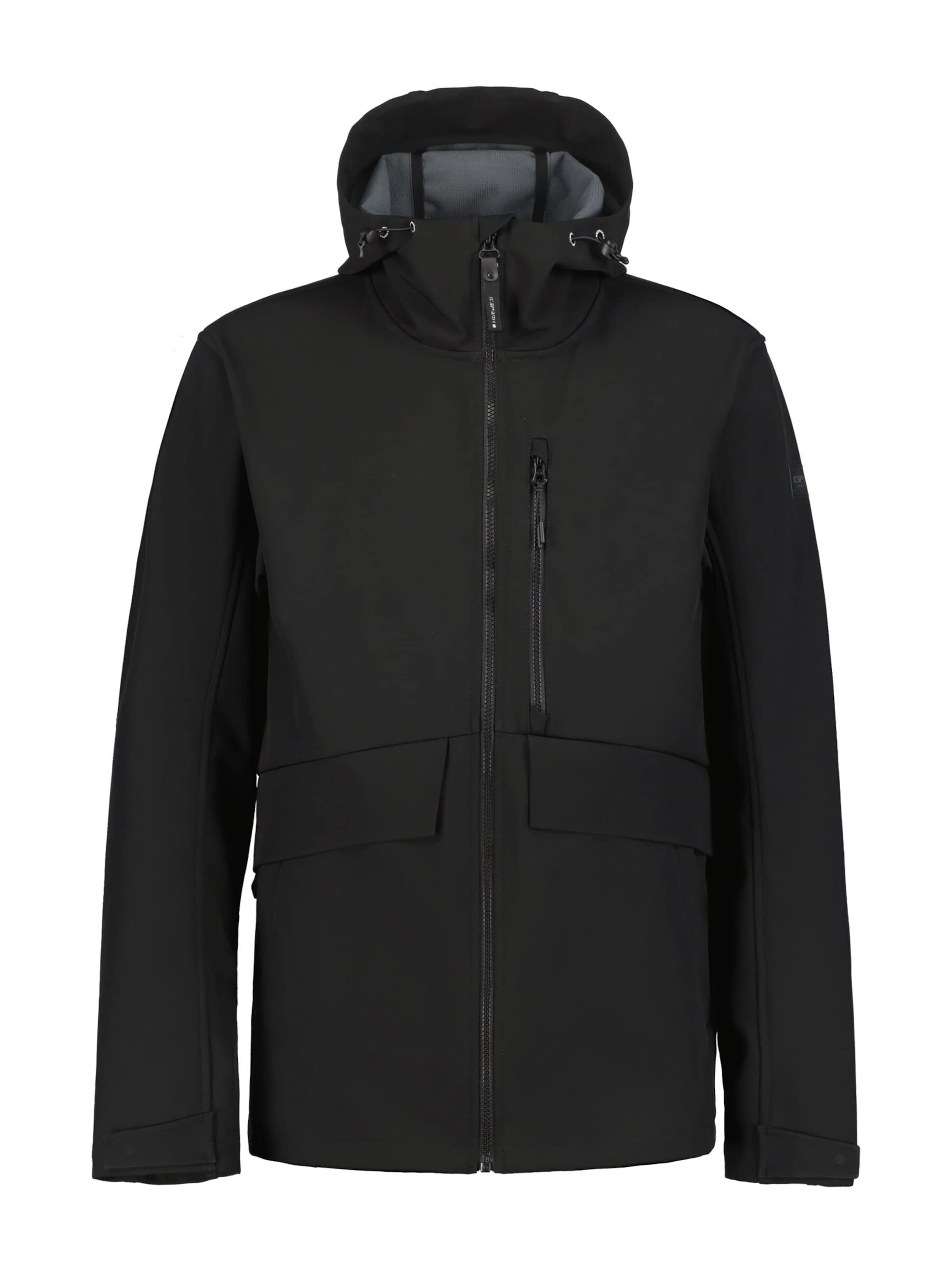Veste outdoor 'Adono' ICEPEAK en noir : devant
