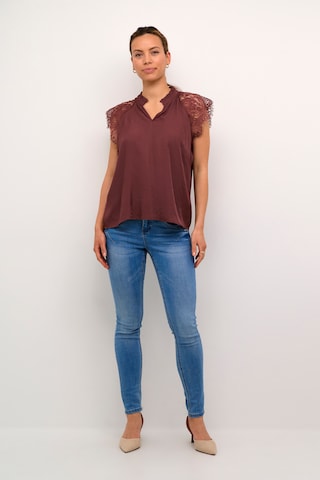 Camicia da donna 'Nola' di Cream in marrone