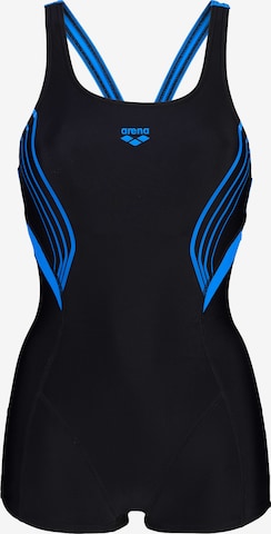 Costume intero 'KAORI COMBINAISON' di ARENA in nero: frontale