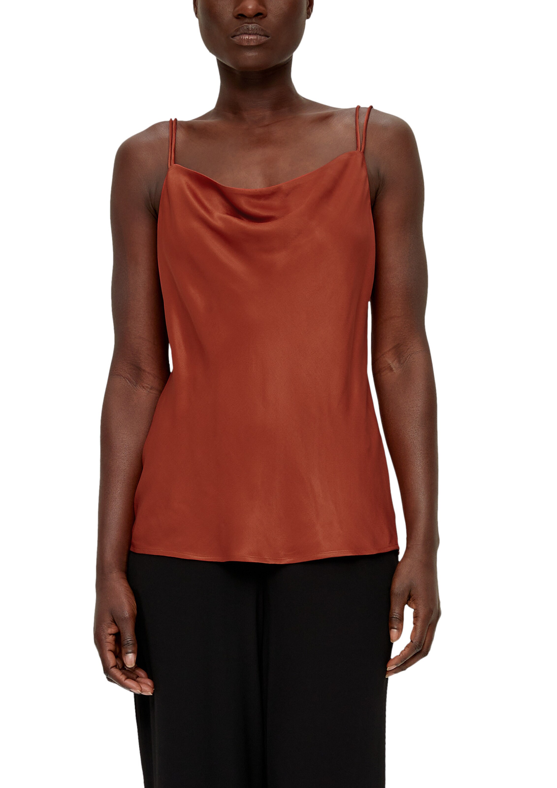 s.Oliver BLACK LABEL Top in Orange