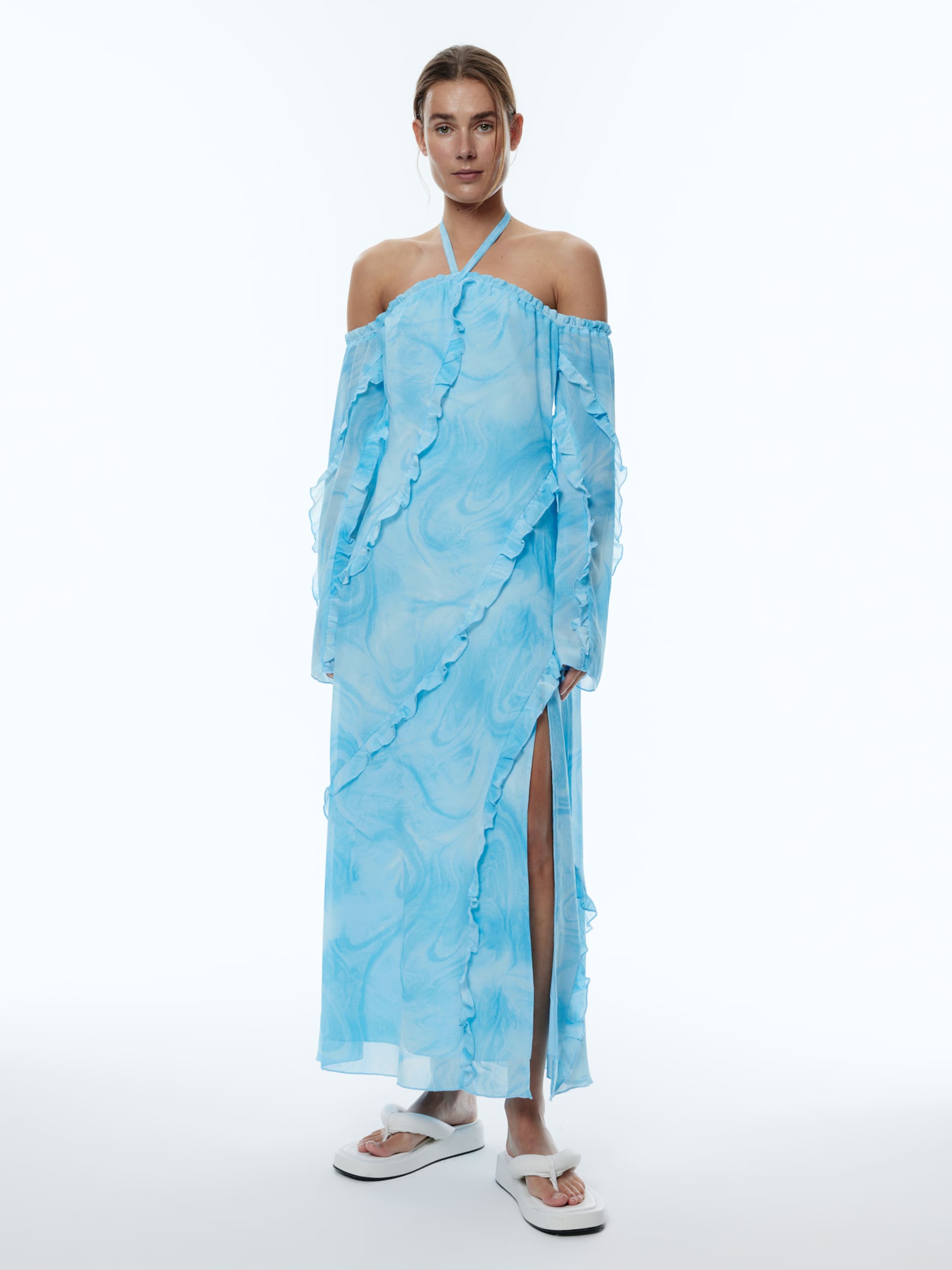 EDITED Produkte Kleid 'Katjana' hellblau