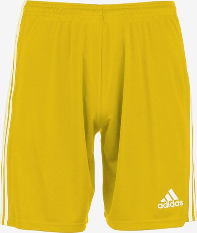 ADIDAS SPORTSWEAR Workout Pants 'Squadra 21' in Yellow / White, Item view