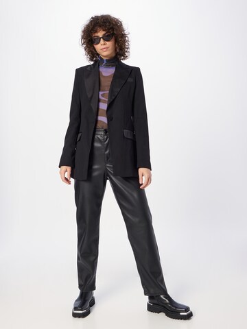 River Island Blazer in Schwarz