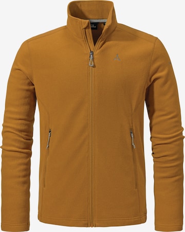 Veste en polaire fonctionnelle Schöffel en jaune : devant