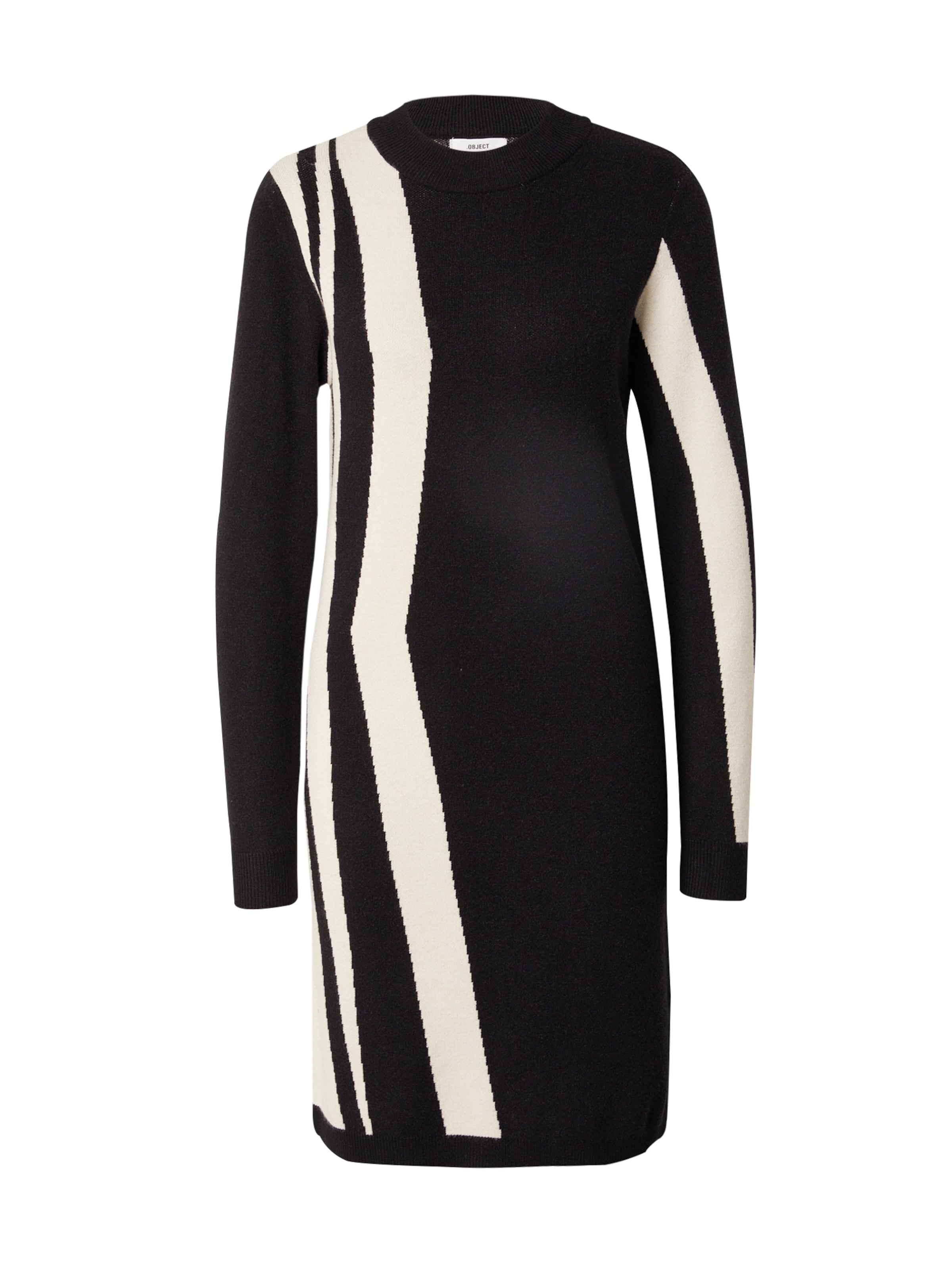 OBJECT Kootud kleit &#x27;OBJRay&#x27;, värv must: eest vaates