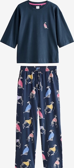 Pižama iš Next, spalva – tamsiai mėlyna jūros spalva / aukso geltonumo spalva / pilka / šviesiai rožinė, Prekių apžvalga