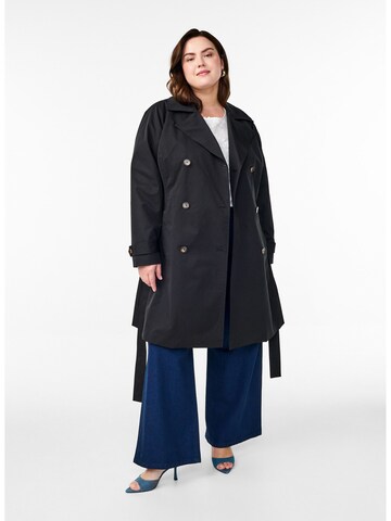 Manteau mi-saison 'Mpalma' Zizzi en noir