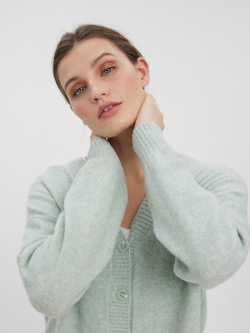 VERO MODA Knit Cardigan 'Doffy' in Green