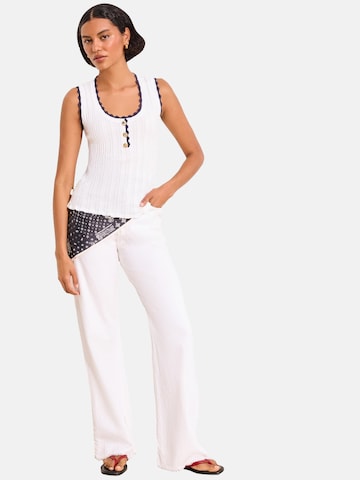 Top in maglia di Lipsy in bianco