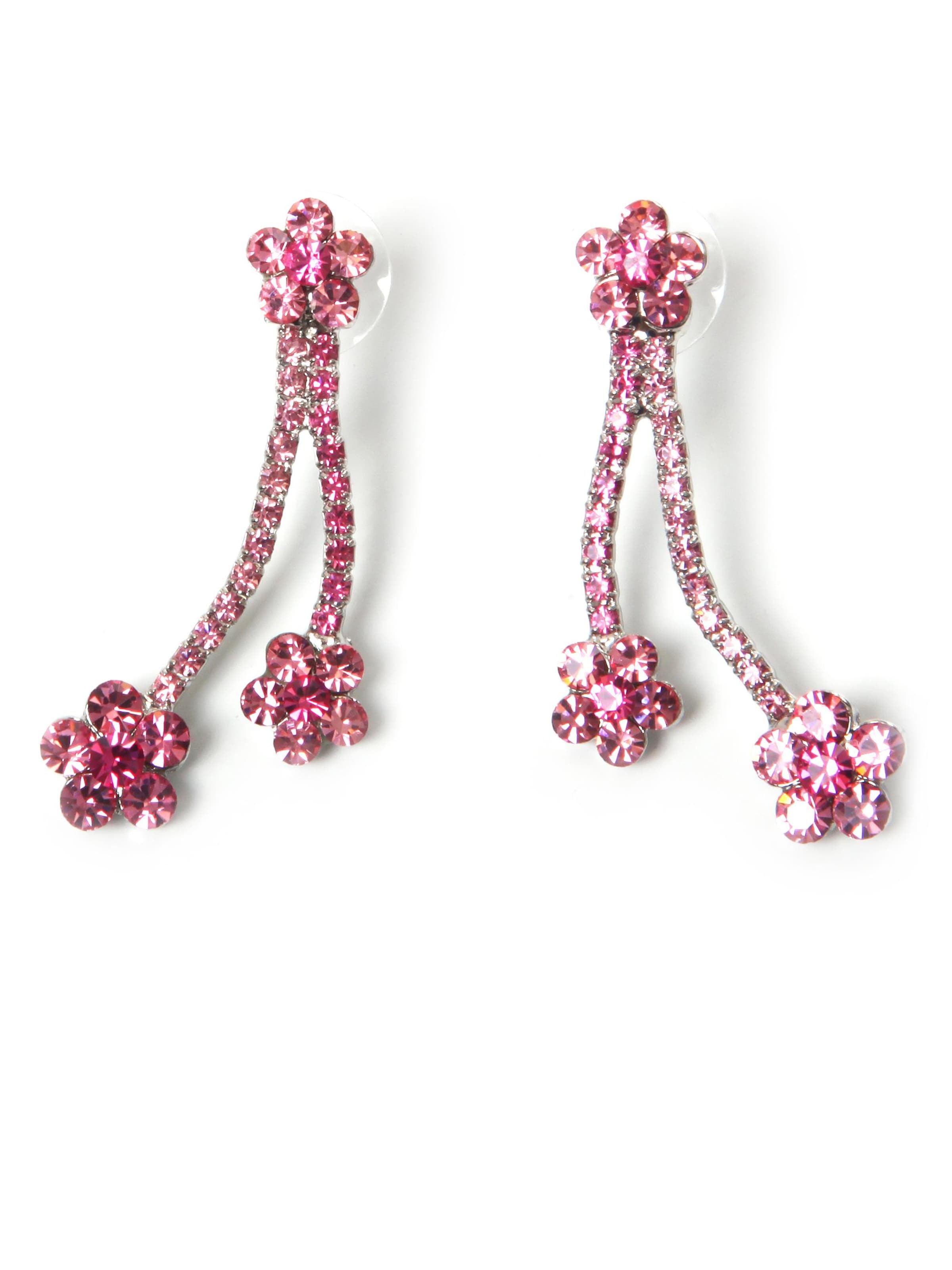 COLLEZIONE ALESSANDRO Earrings 'Rosina' in Pink: front