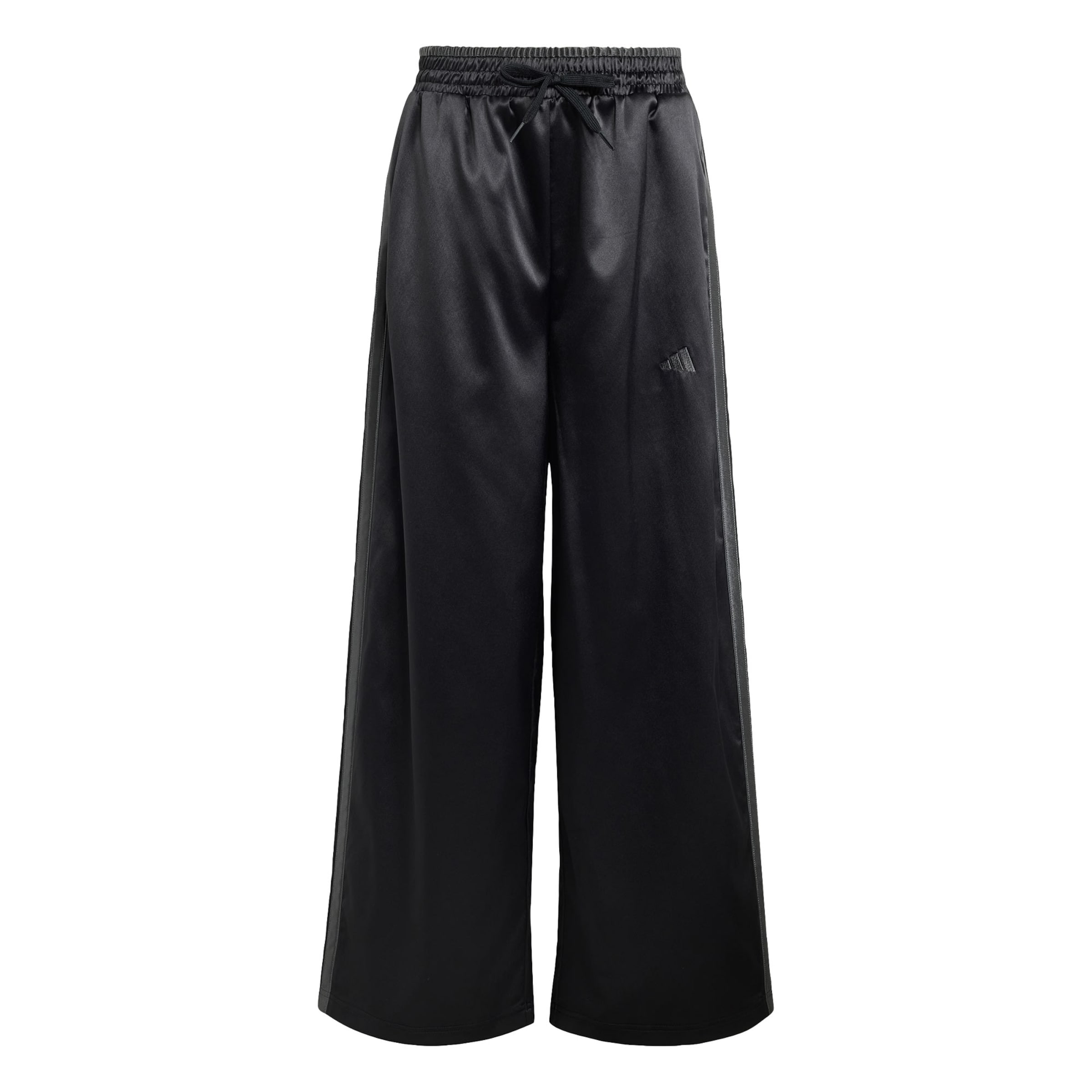 ADIDAS SPORTSWEARWide Leg/ Široke nogavice Sportske hlače - crna boja: prednji dio