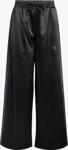 juoda ADIDAS SPORTSWEAR Plačios klešnės Sportinės kelnės: priekis