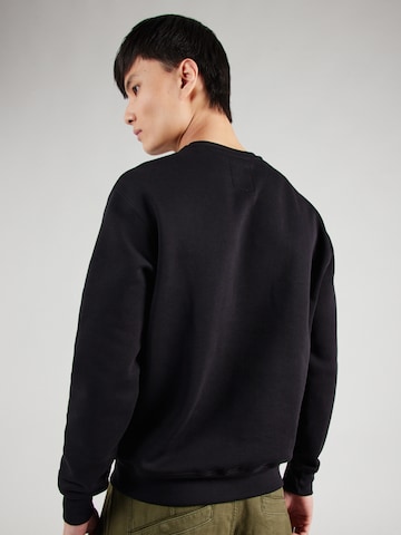 ALPHA INDUSTRIES Sweatshirt 'College' in Schwarz