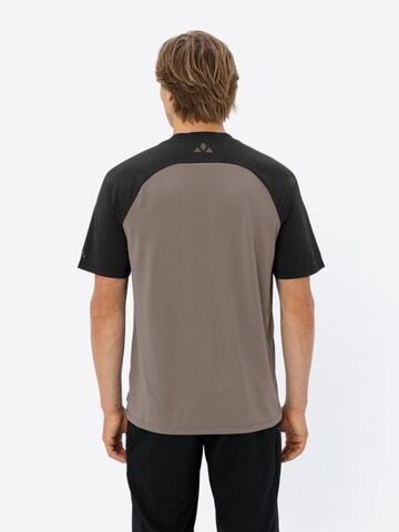 VAUDE Functioneel shirt 'Loamer' in Bruin