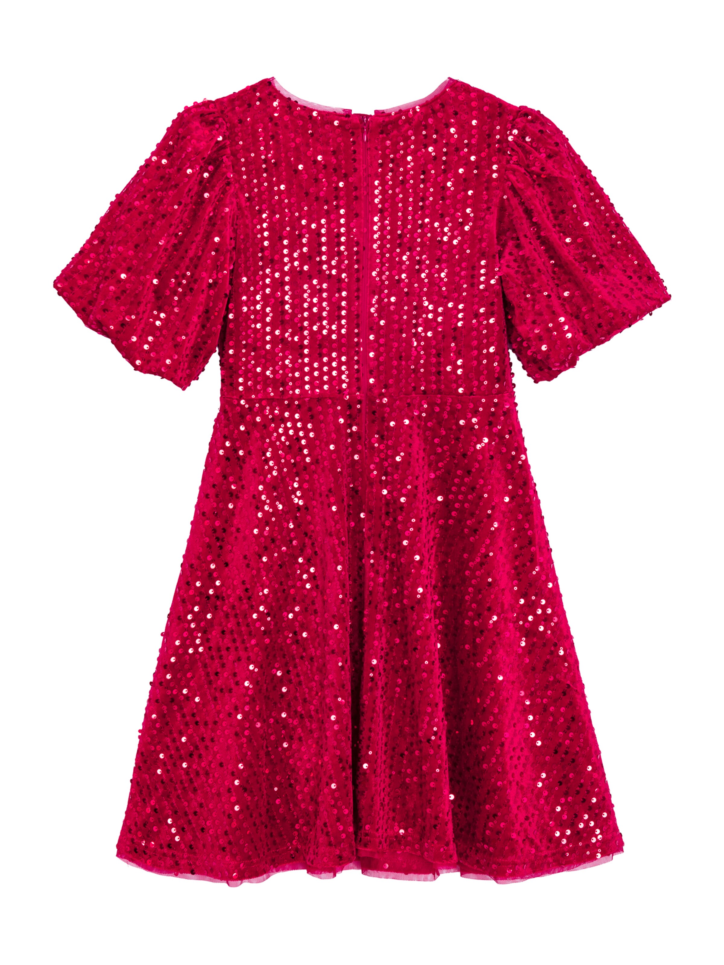 Rochie de la Cool Club pe roșu: spate