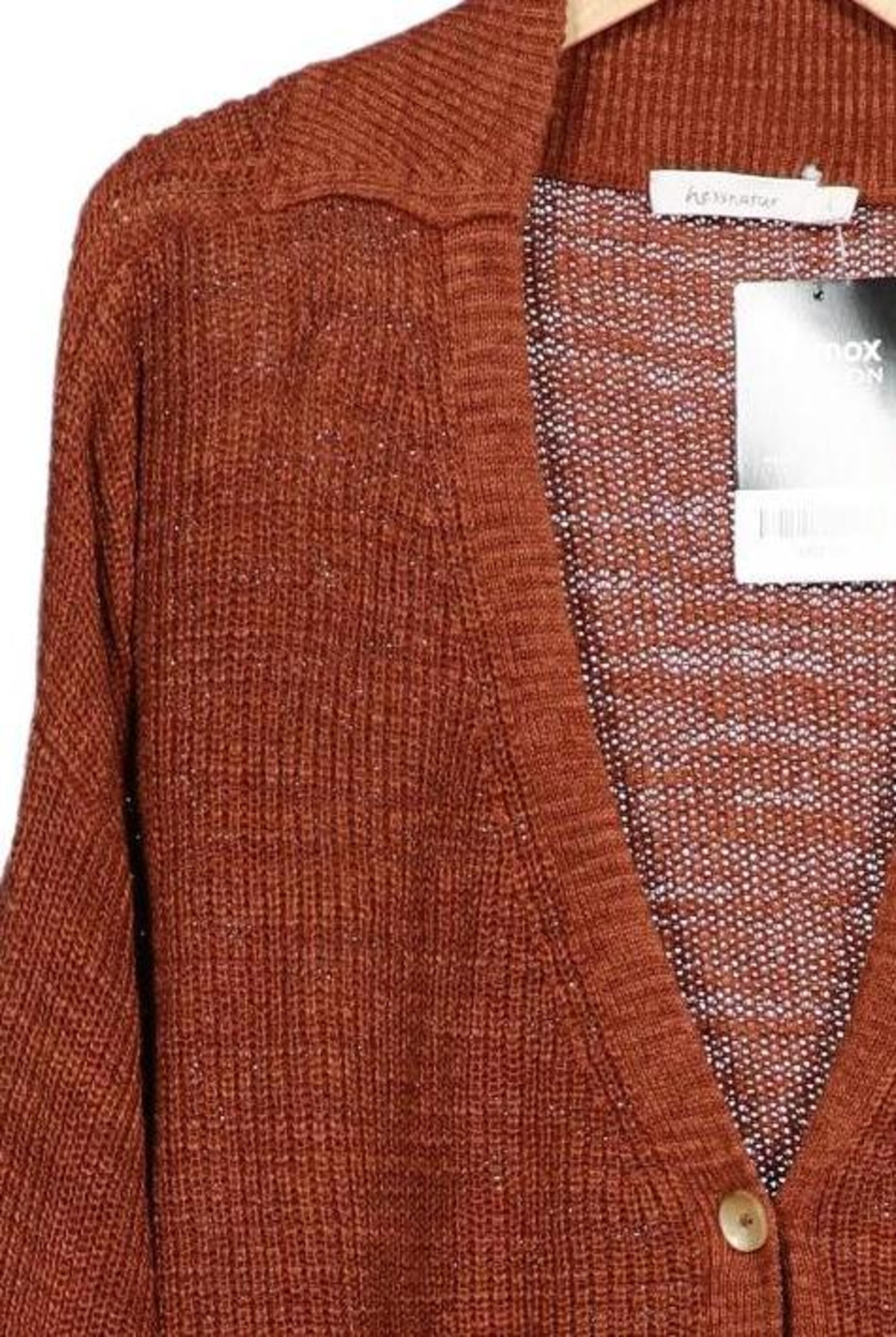 hessnatur Sweater & Cardigan in L in Brown