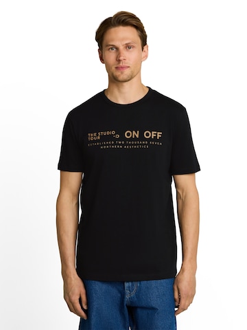 TOM TAILOR DENIM - Camiseta en negro: frente