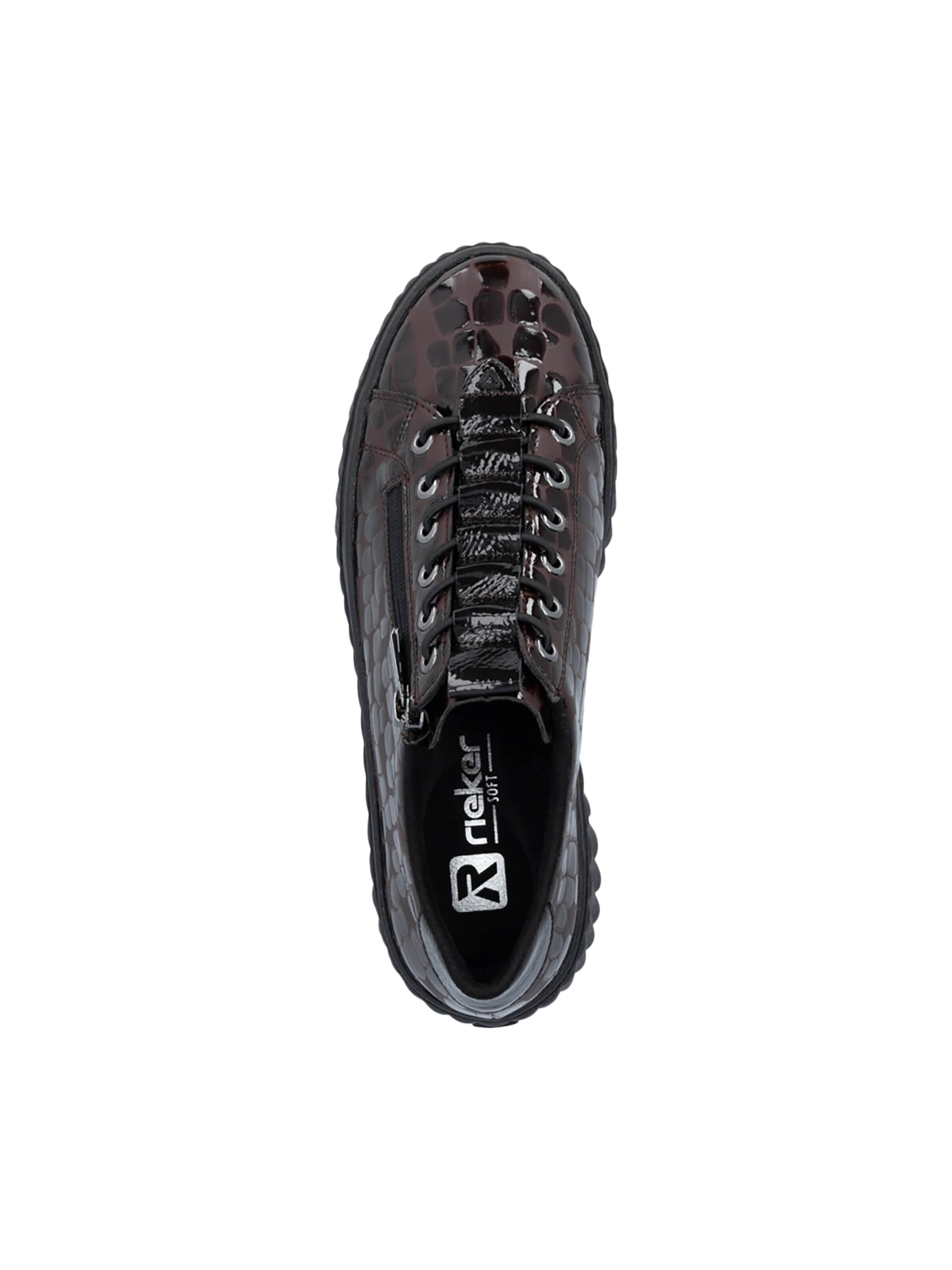 Chaussure de sport à lacets 'Lando Low-Top-Sneaker aus Leder' Rieker en marron
