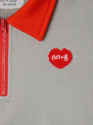 Maru + Bo Sweatshirt 'TWO-TONE POLO LOVES YOU SWEATSHIRT' i grå