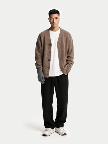 GOBI Cashmere Fingerhandsker 'Essential Knit Cashmere Gloves' i grå