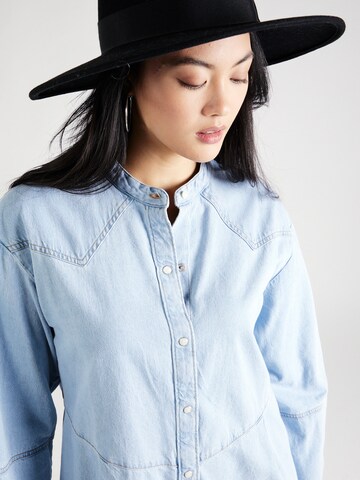 Robe-chemise 'RINGER' WRANGLER en bleu