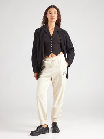 Effilé Pantalon EA7 Emporio Armani en beige