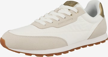 Baskets basses 'PLUME' Candice Cooper en beige : devant