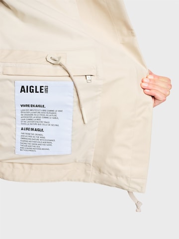 Parka di mezza stagione 'Retroblooma' di AIGLE in beige: frontale