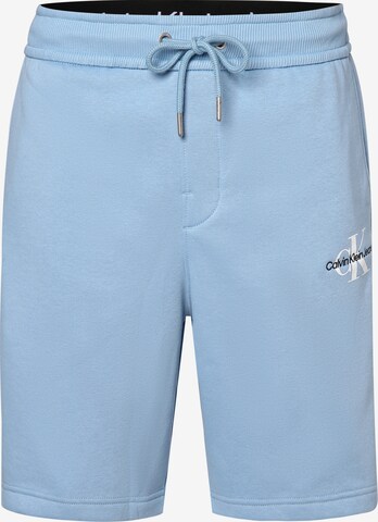 Calvin Klein Jeans Regular Broek in Blauw: voorkant