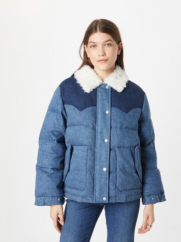 LEVI'S ® Tussenjas 'La Western Puff' in Blauw: voorkant