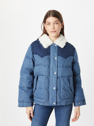 LEVI'S ® Prehodna jakna 'La Western Puff' | modra barva: sprednja stran