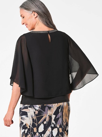 Goldner Blouse in Zwart