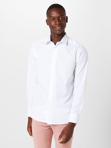 ETON - Ajuste regular Camisa de negocios en blanco: frente