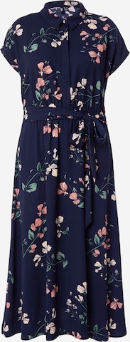 Vero Moda Curve Платье-рубашка 'VMNEWHALLIE' в Синий: спереди