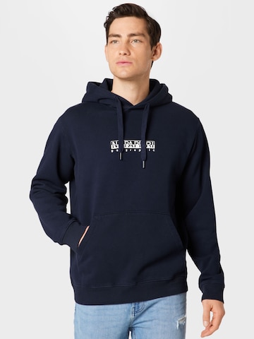 NAPAPIJRI Sweatshirt in Blauw: voorkant