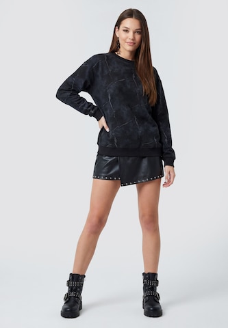 Sweat-shirt myMo ROCKS en noir