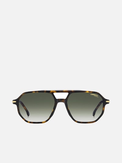 Carrera Lunettes de soleil en 54 en or, Vue avec produit