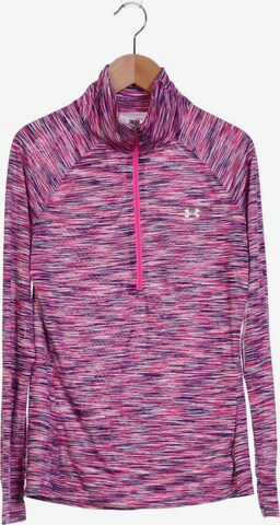 UNDER ARMOUR Langarmshirt S in Pink: predná strana