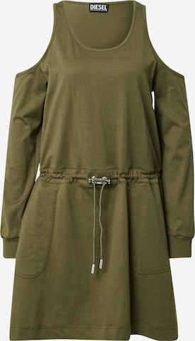 DIESEL Φόρεμα 'TOCKS' σε πράσινο: μπροστά