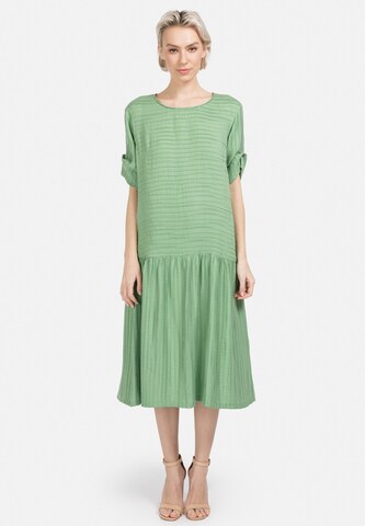 HELMIDGE Dress in Green: front