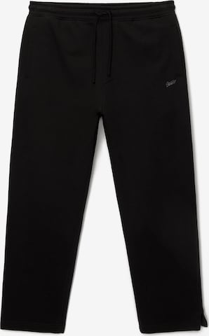 Pull&Bear Lużny krój Spodnie w kolorze czarny: przód