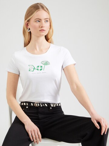 MORE & MORE Μπλουζάκι σε λευκό: μπροστά