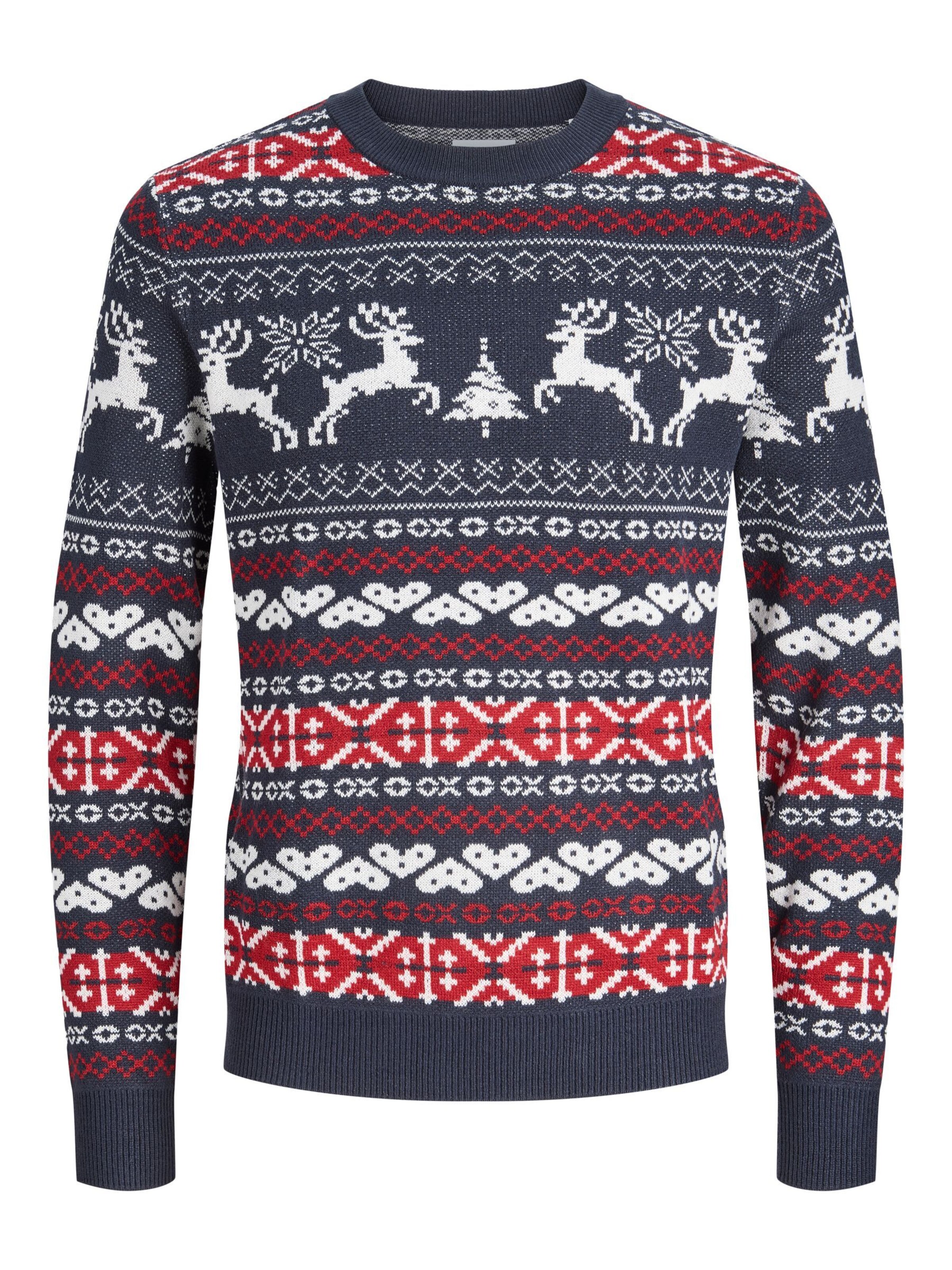 Jack & Jones Junior Pullover in Blau: Vorderseite