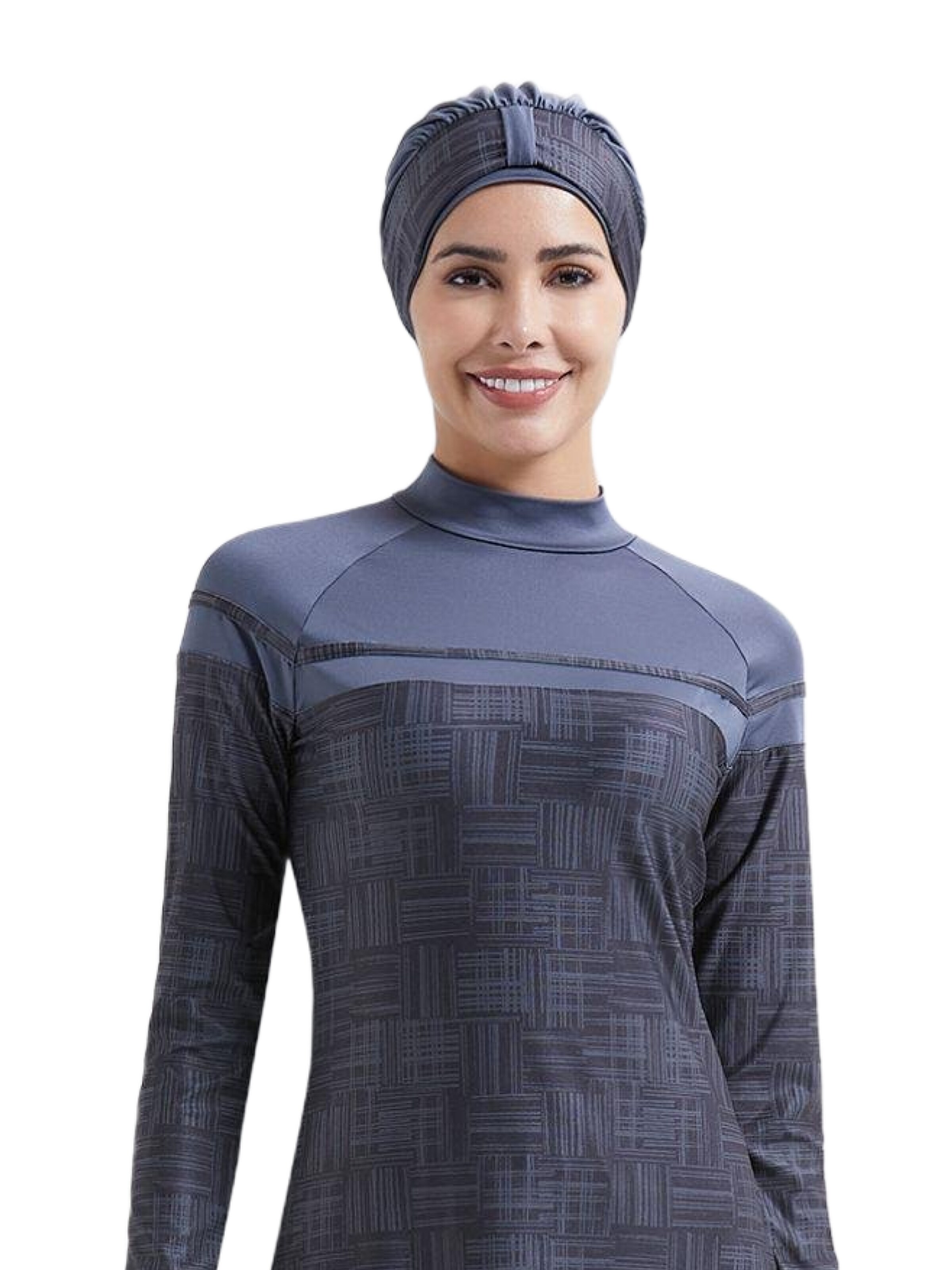 C&City Hijab Badeanzug in Grau