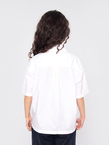 Carhartt WIP Bluzka 'W' S/S Belmont Shirt White' w kolorze biały