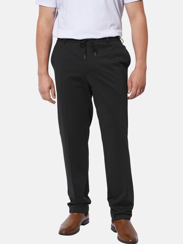 Charles Colby Regular Trousers 'Duke Bernard' in Black: front