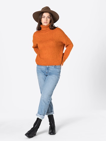 JDY Sweater 'DINEA' in Orange